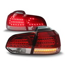 Rückleuchten Urban Style, VW Golf 6 08-12, LED, dunkel Rot