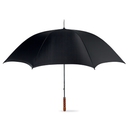 Golf umbrella with wooden grip