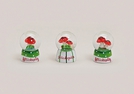 GLIMMERKUGEL GLUECKSPILZ POLY/GLAS 3-F.S.6CM