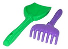 Set Nr.178: Schaufel L 27 cm, Rechen L 23 cm