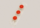TEELICHTHALTER F. 3 TEELICHTER GLAS 24X6CM