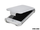 Star-Case® Flip ''Roma'' Nappa für Apple IPhone 5 , 5S Echt Leder White