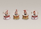 SCHNEEKUGEL WINTERKIND POLY SORT . 6CM