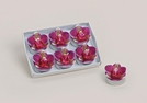 TEELICHT-SET ORCHIDEE 6-TLG 2X4CM}