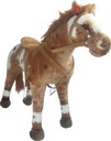 Plüschpferd mit Sound, Sitzhöhe 48cm, 1 Stück