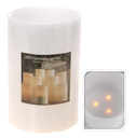 Kerze LED 15x22,5cm