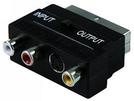 Scart-Adapterstecker 3x Cinchbuchse und 4Pol. DIN Buchse