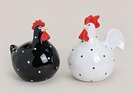 HUHN/HAHN SCHWARZ/WEISS KER.2-F.S.15CM