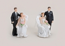 HOCHZEITSPAAR POLY 2-F.S.4X6X11CM