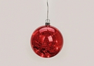 LICHT-KUGEL M.10-LED ROT GLAS 15CM}