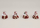 SCHNEEKUGEL SCHNEEMANN POLY SORT.6CM