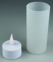 flackerndes LED Teelicht / LED-Kerze