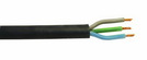 Silikon-Kabel 3x1,5mm² schwarz 100m