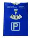 Parkscheibe Kunstleder 36941