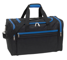 Reisetasche "Hansa" 600D,schwarz/blau, ca. 50 x 27 x 30 cm