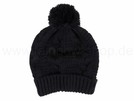 Strickmützen Mützen Mütze mit Muster m. Bommel