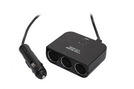 Zigarettenanzünder Verteiler HQ 3fach + 1x USB 1,0A black