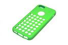 Silicon Hole Case (Flex) für Apple iPhone 5C green