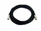 Kabel MC-215, XLR m/f, 2x1.5mm², 5,0m, sw