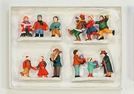 MINIATUR-WEIHNACHTSFIGUREN-SET 4TLG.POLY