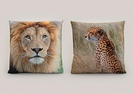 KISSEN PRINTS GEPARD/LOEWE 2-F.S.45X45CM