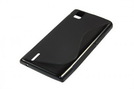 Silicon Case (S-Curve) für Huawei Ascend P2 black