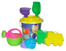 Eimer Set Nr.170 Eimer bedruckt H 16 cm / 9 Teile