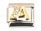 Italian Charm Glieder Armband Buchstaben "A"