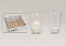 WINDLICHT GLAS 11CM}/15CM HOCH