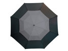 Sturm-Golfschirm"Monsun" schwarz/grau, Ø132 cm