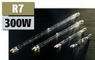 Halogen-Leuchtstab 230V/300W, 118mm, Sockel R7s, 2000h