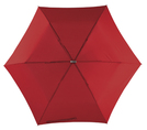 Alu-Mini-Taschenschirm"Flat"dunkelrot, Ø88 cm