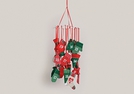 ADVENTSKALENDER STERN TEX/FILZ/MET.90X30CM}