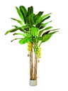 Bananenbaum 29Blatt/2Stauden/2Stamm/440cm, Kunstpflanze