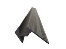 Treppenstufenprofil, 10x10mm, schwarz, 2m