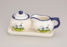 ZUCKER/MILCHKAENNCHEN SET.3TLG.GAENSE KERAMIK