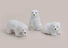 EISBAER M.KUNSTFELL WEISS 3-F.S.10-12CM