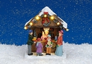 WEIHN.MARKT-STAND M.LED BEL.POLY 11X10X13CM