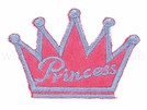 P-128 Aufnäher Patch Krone Princess