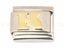 Italian Charm Glieder Armband Buchstaben "R"