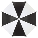 Golfschirm,Holzgr. "Rainy" Schwarz/Weiss, Ø131 cm