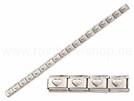 Italian Charm Glieder Armband Basic glänzend Herz