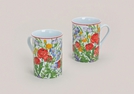 BECHER BLUMEN PORZ.10CM