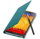 Samsung Flip-Ledertasche für Galaxy Note 3 EF-WN900BL Mint Blue