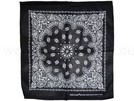 BA-153 Bandana paisley schwarz