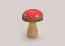 GLUECKSPILZ HOLZ 12X9CM}