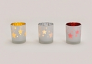WINDLICHT WEIHNACHTSDEKOR GLAS 3-F.S.8X7CM}