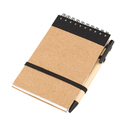 Notizringbuch "Recycle", schwarz, 14,5 x 10 x 0,8 cm