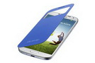Samsung i9505 Galaxy S4 S-View Flip Case EF-CI950BLEGWW Original Rigel Blue