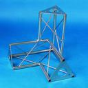 DECOTRUSS Ecke 3-Weg re SAL 33 silber